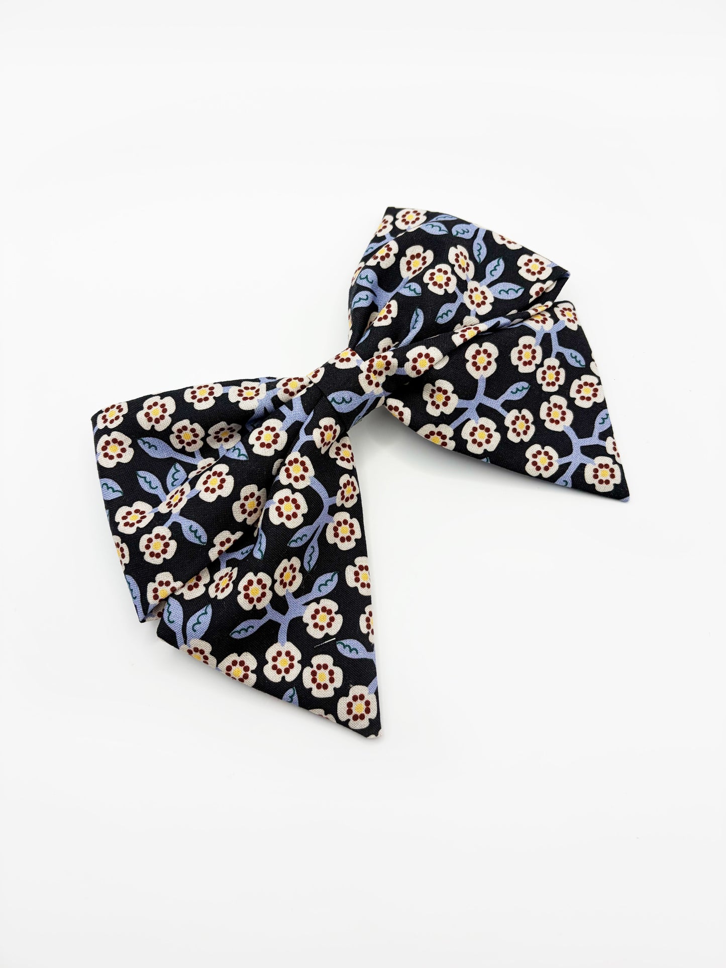 Black Briar Hair Bow Clip