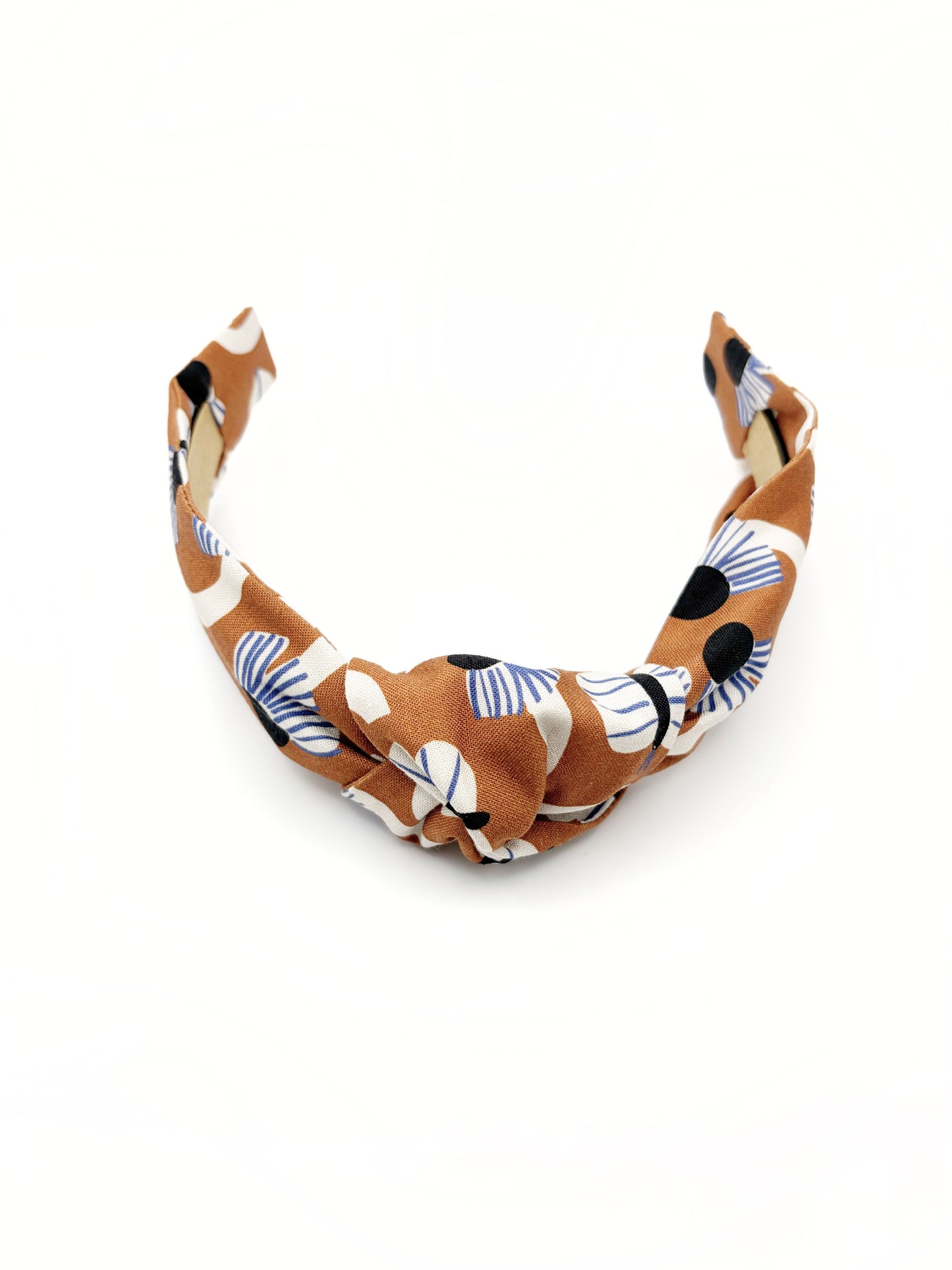 Terracotta Floral Knot Headband