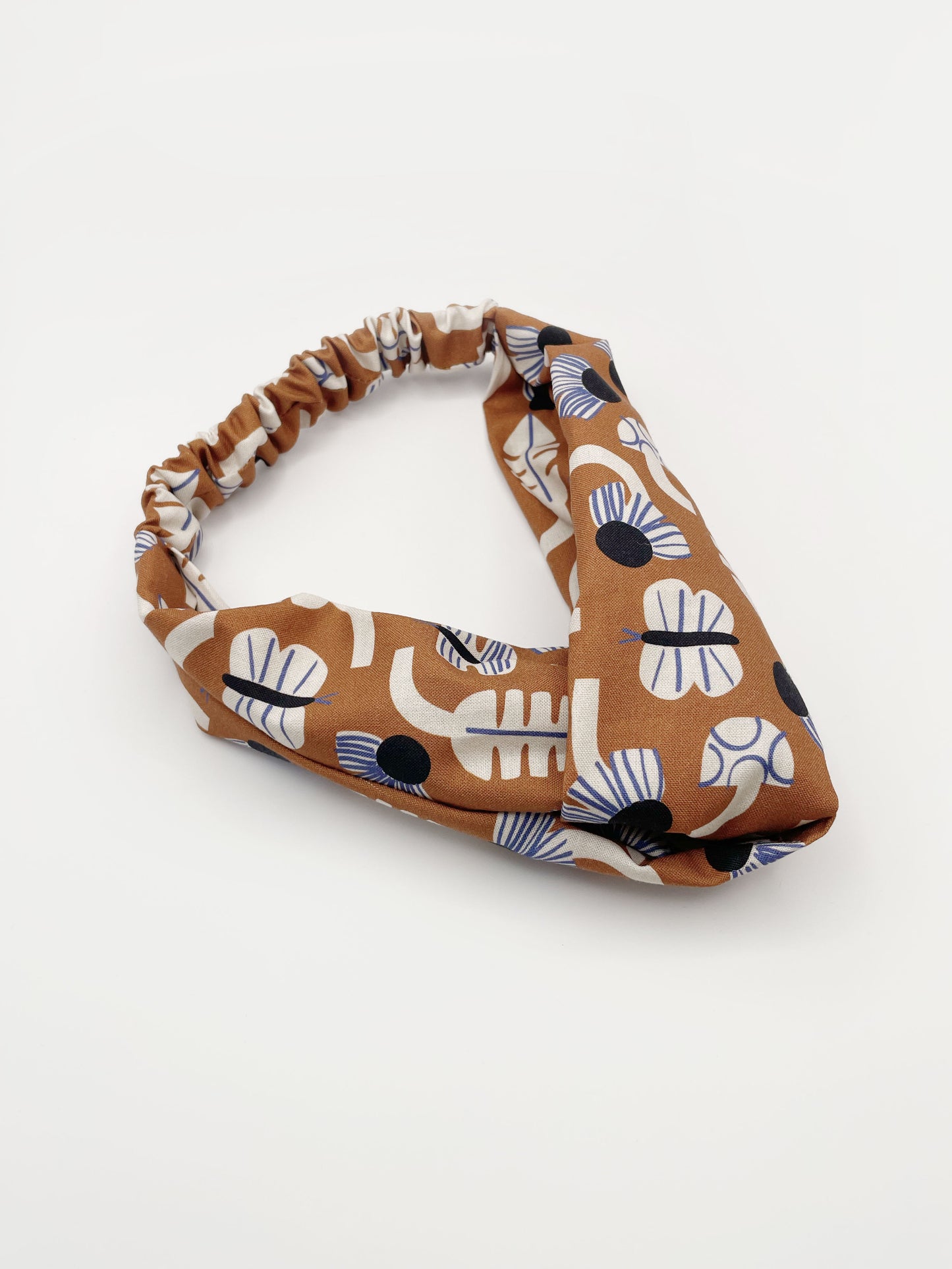 Terracotta Floral Twist Headband