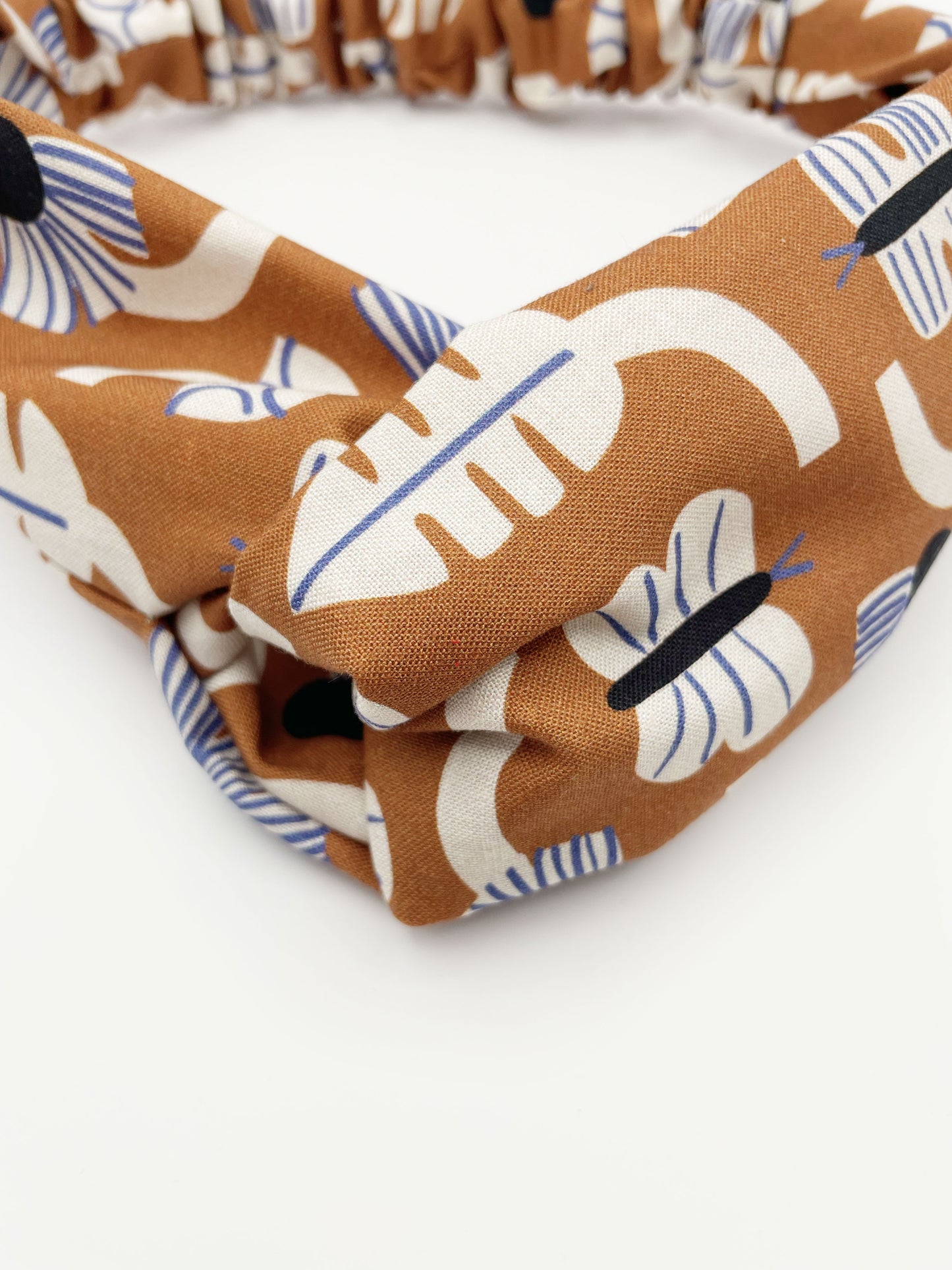 Terracotta Floral Twist Headband