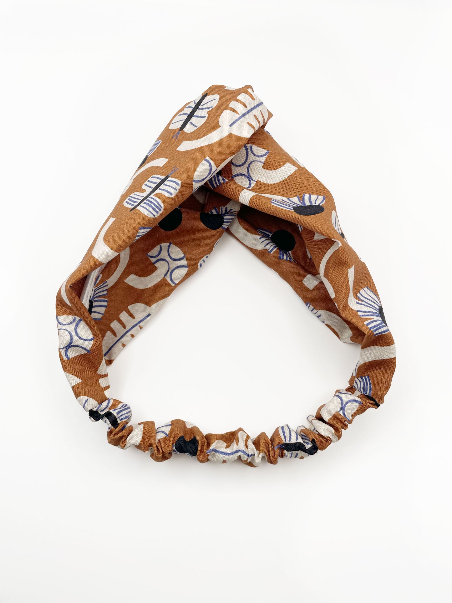 Terracotta Floral Twist Headband