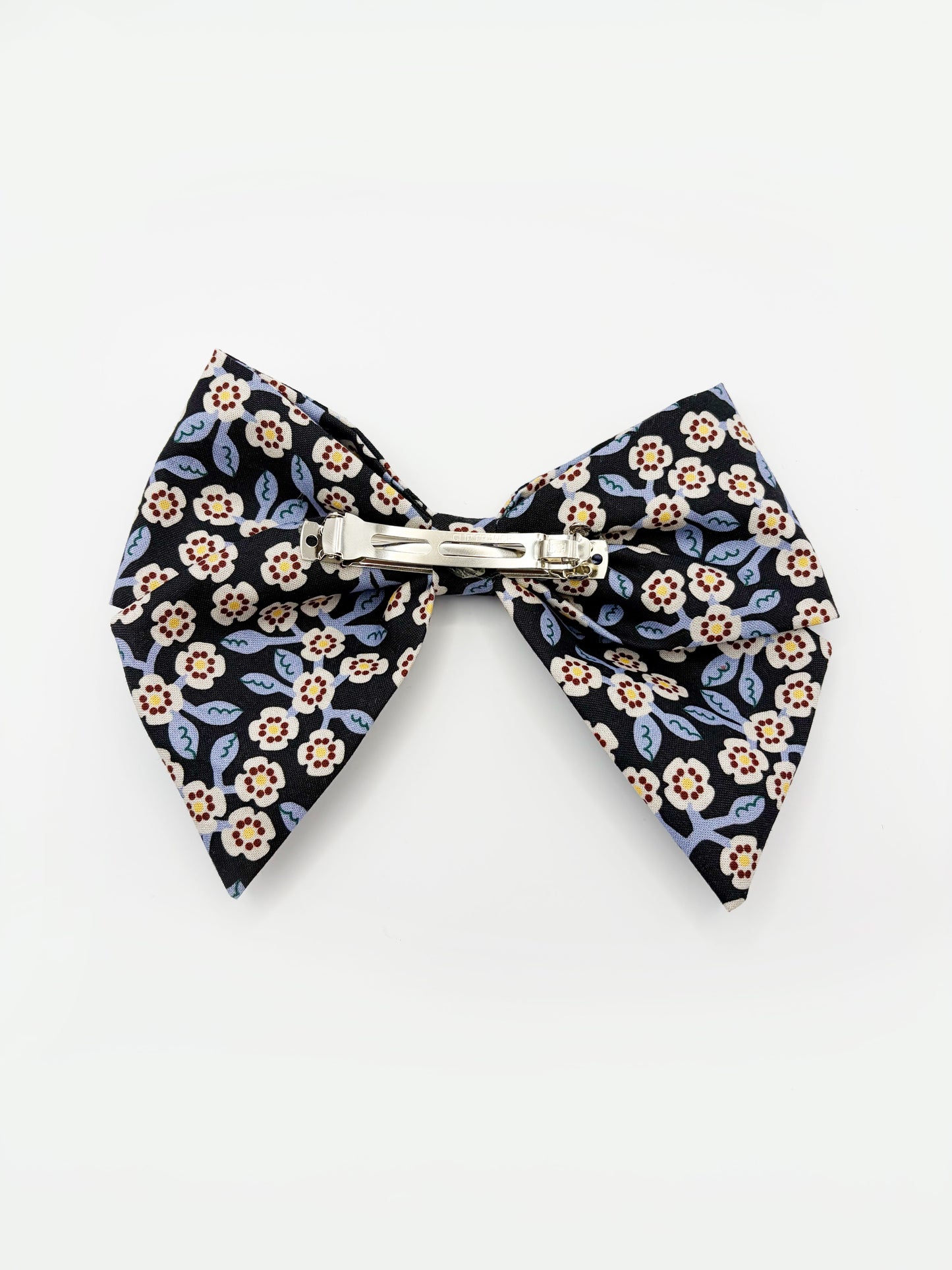 Black Briar Hair Bow Clip