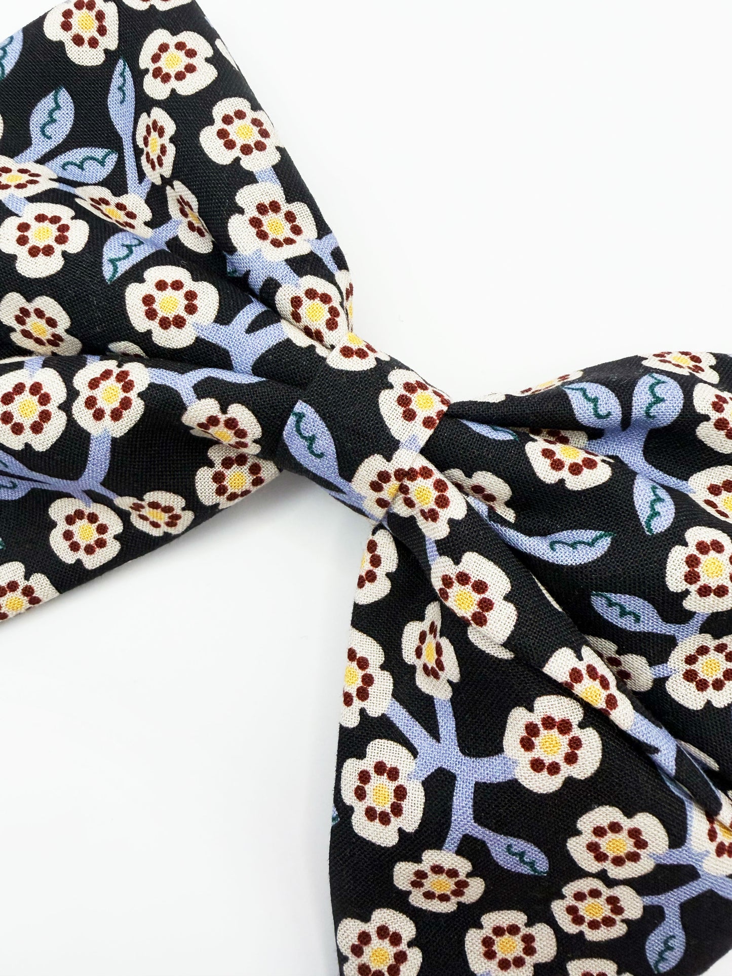 Black Briar Hair Bow Clip