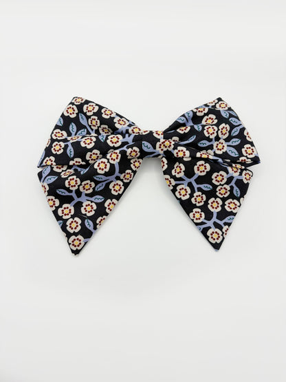 Black Briar Hair Bow Clip