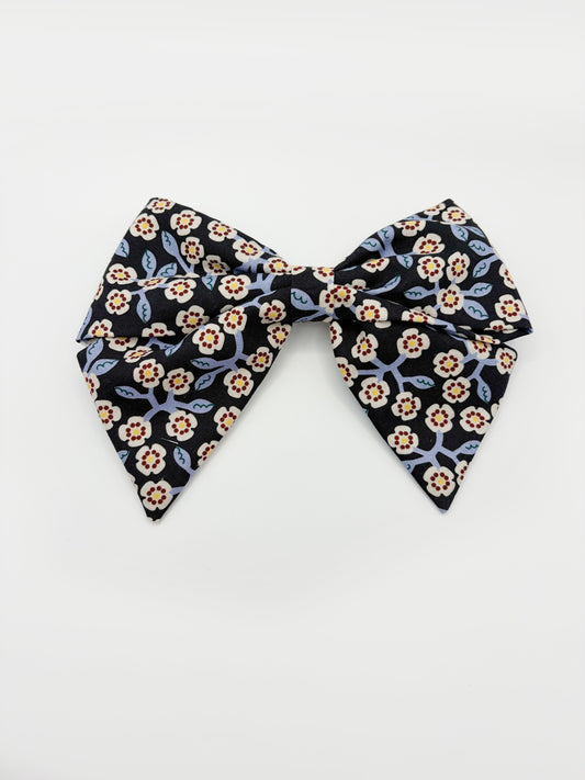 Black Briar Hair Bow Clip