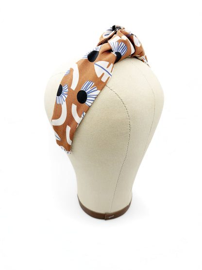 Terracotta Floral Knot Headband
