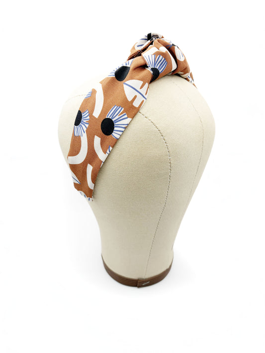 Terracotta Floral Knot Headband