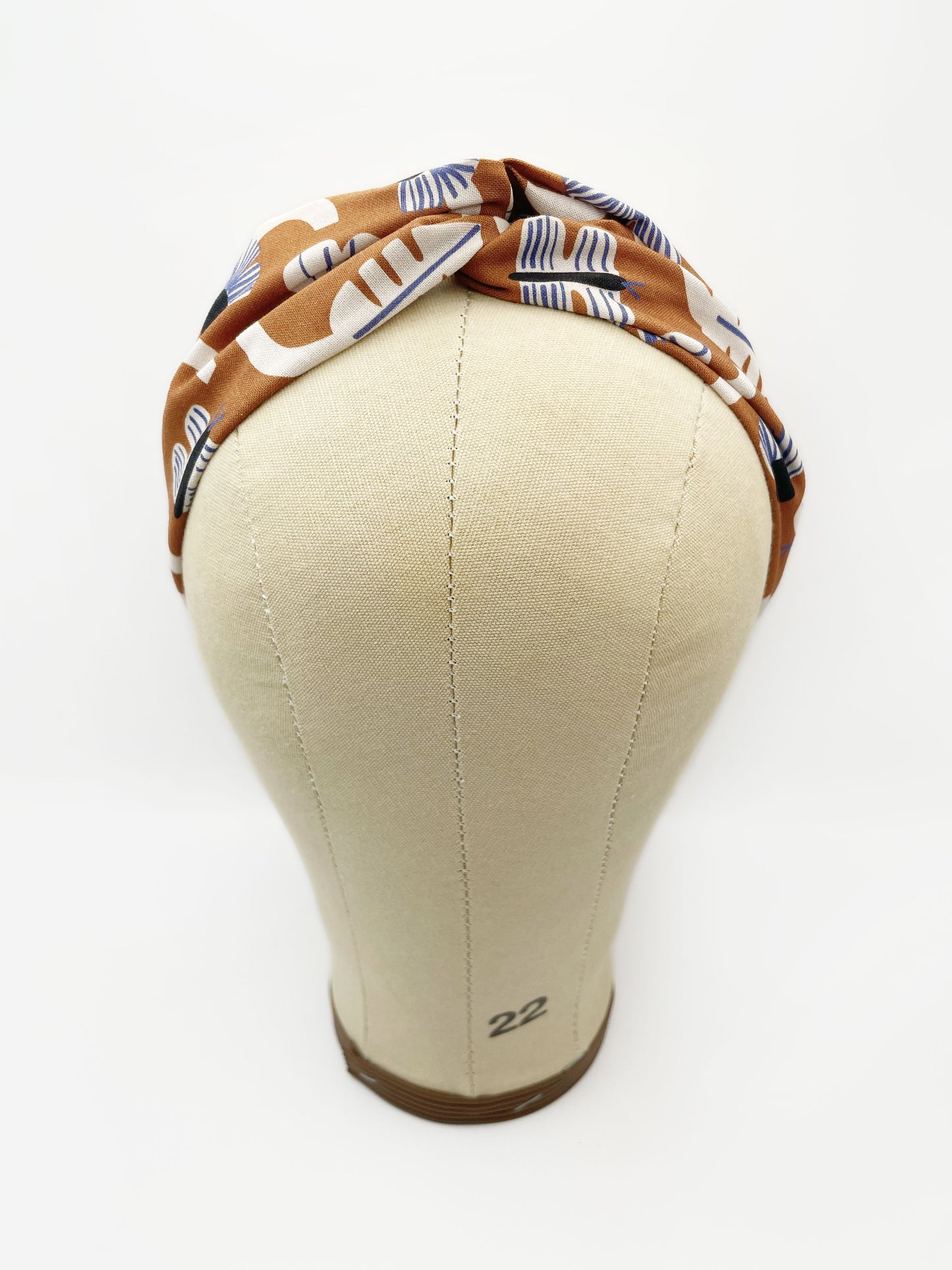 Terracotta Floral Twist Headband